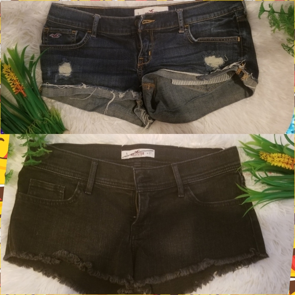 two pieces Hollister  jean shorts - Picture 2 of 7